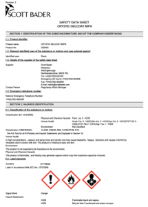 Safety Data Sheet
