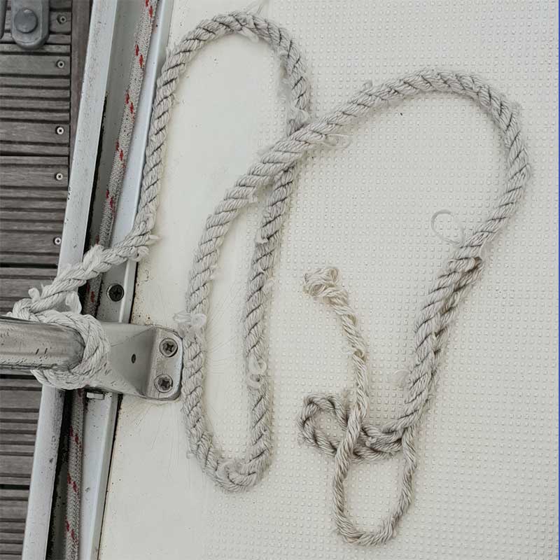 boat maintenance whip splice lines
